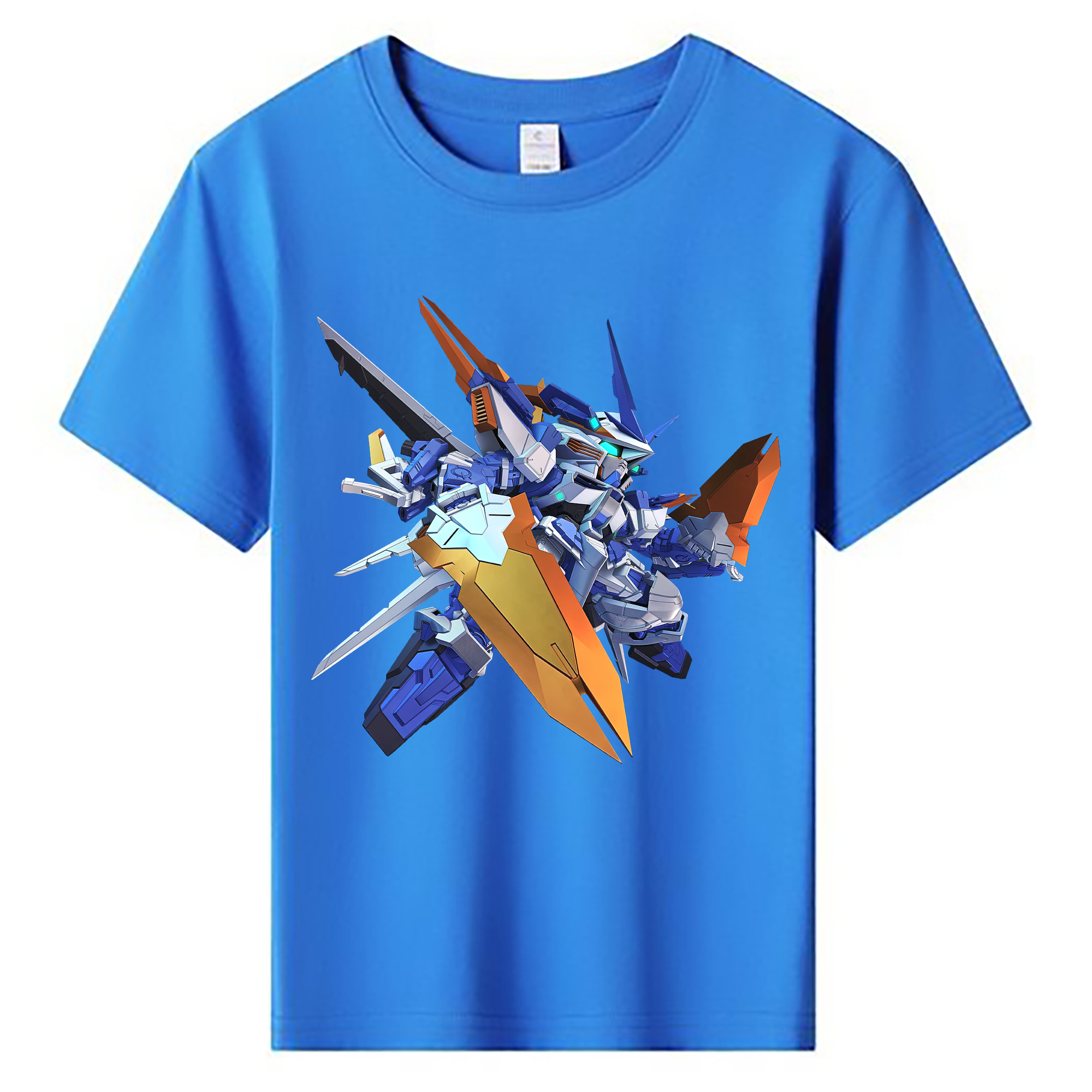 （画像用） 機動戦士ガンダム Mobile Suit Gundam 綿100％キッズTシャツ（フロントプリント）